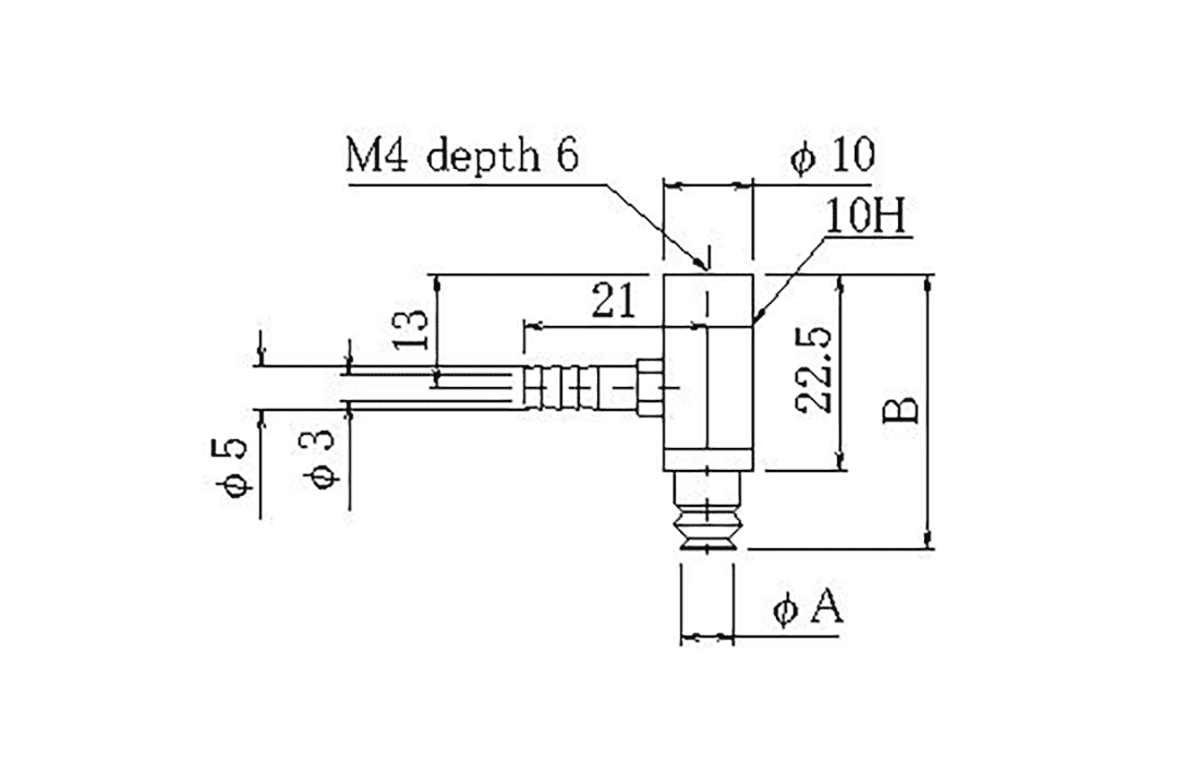 Horizontal-vacuum-outlet type (type YK)