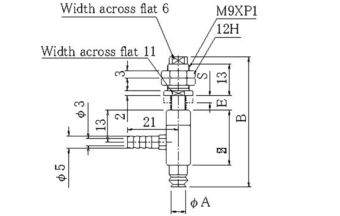 Horizontal-vacuum-outlet spring type (type YS)