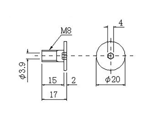 Set-screw M8 for TPJ-50
